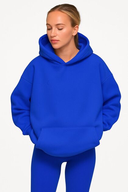 3-Ply Combed Cotton Unisex Hooded Sweatshirt