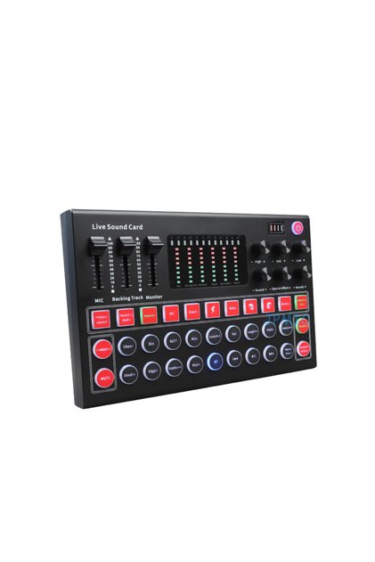 M 9 Sound Card BM 800 Condenser Microphone Mixer Audio DJ MIC Stand USB Karaoke KTV Professional Rec