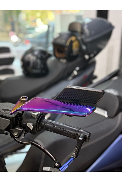 Jiekai H2 AYNA Spor motosiklet naked ayna üniversal holagram renk