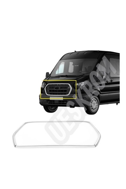 Ford Transit Krom Ön Panjur Çerçevesi Geniş Model 4 Prç. 2018 ve Üzeri