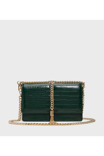 Lilitha Textured Flap Crossbody Bag