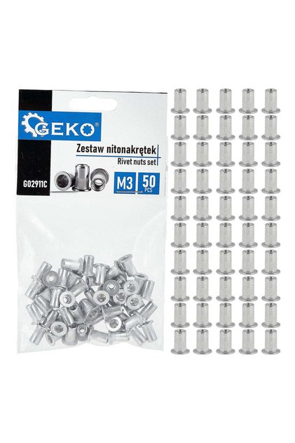 Set pop-nituri M3, 0.5-1.5, 50 pieces, G02911C