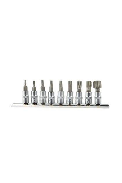 Set de 9 chei tubulare Torx, T10-60 1/4" CRV, G13550