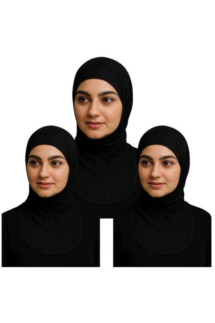 3 Piece Ninja Bone Neck Collar Lycra Sports Cap