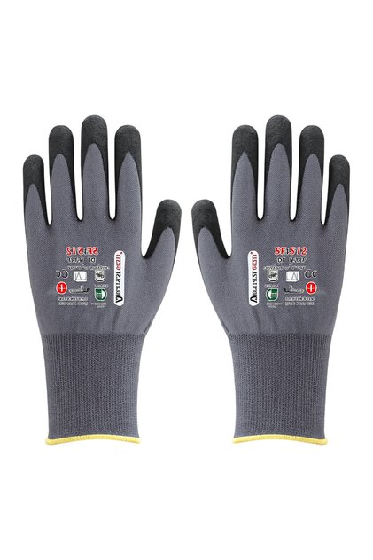 10 XL Ultra Nitrile Coated Gloves Size Safety Protective Industrial Type Anti-Slip Work Gloves