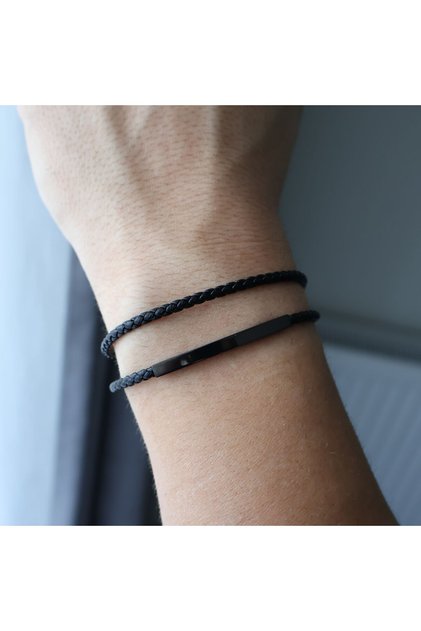 Nomad Braided Men's Steel Bracelet