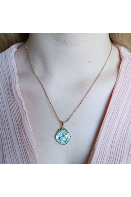 Tulip Steel Necklace