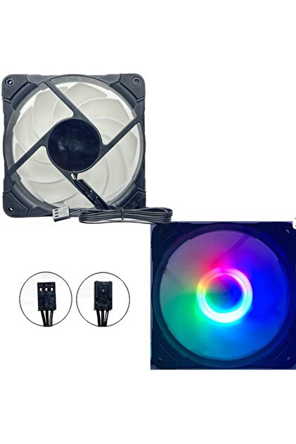 gaman (3'LÜ SET) Stalker Warrior RGB ice Cube l 120 RGB Kasa Fanı