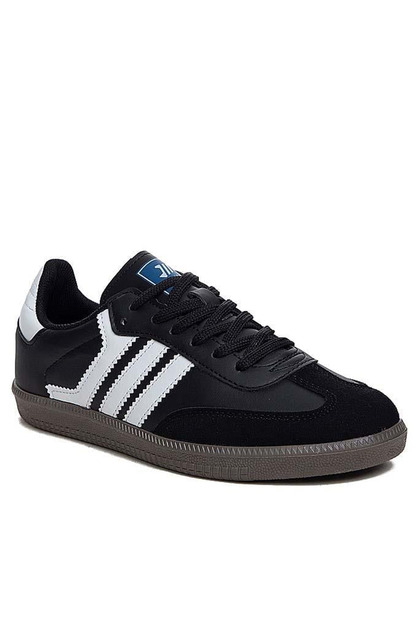 Casual Black and White Sneaker Sports Shoes Floti Comfortable Quality Lace-Up Orthopedic Suitable for Winter