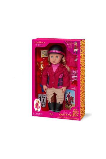 Horse Riding Doll 46 cm Ages 3+ - Lily Anna