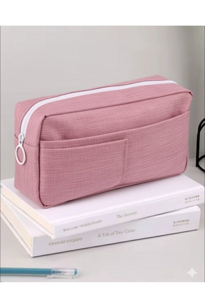 Large Capacity Canvas Wallet Pen Holder Ideal Gift Pen Holder with Simple Design Made of Quality Fabric