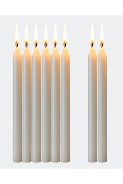 Set of 8 candles.