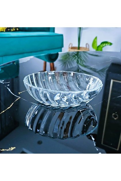 6 lı Oval Balık Sırtı Çerez Meyve ve Meze Sunum Tabağı | Çezerlik Sunum Tabağı