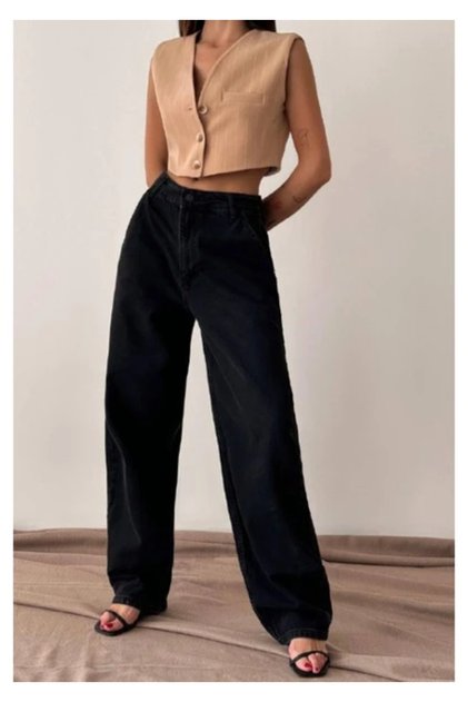 Women's Jean Pants 7587 Black