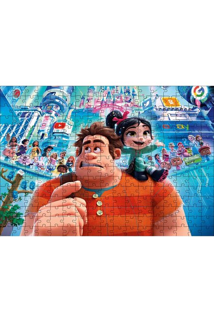 Cakasepetim Wreck It Ralph 2 120 Piece Puzzle Jigsaw Mdf (Wood)