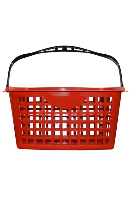 Shopping Plastic Market Basket 28 Lt Red