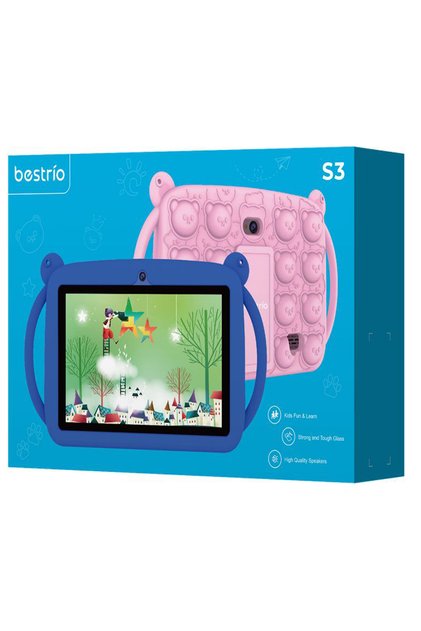 S3 Kids Tablet – 7" HD Display, Octa-Core, 4GB+128GB, Dual Camera, Android 13