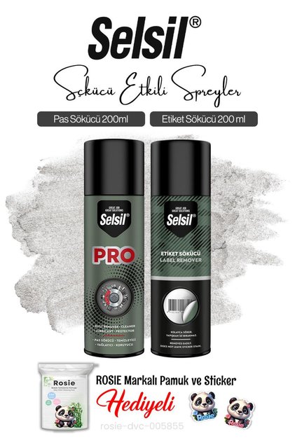 Sökücü Etkili Spreyler 2'li 200 ml ve Rosie