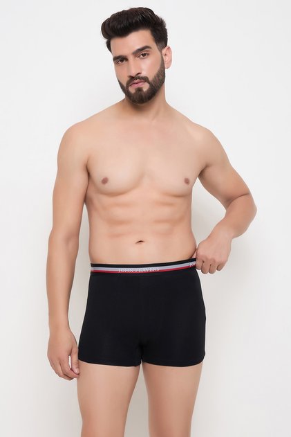 Pack of 2 John Players Classic Cotton Trunk in Black