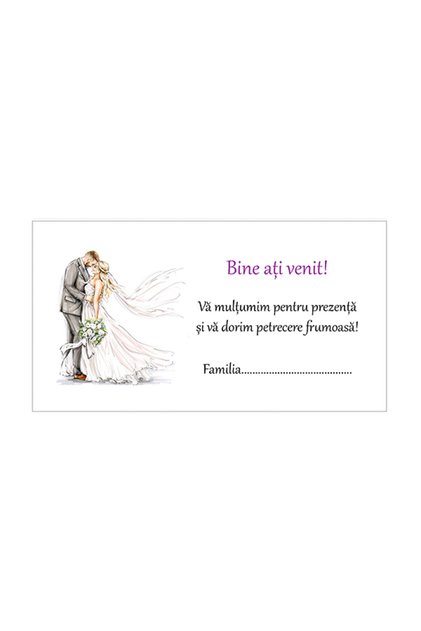 Plic Bani Nunta Miri Buchet - Set 50 buc