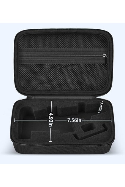 جراب أسود (للحافظة فقط) جراب Osmo Mobile 7P متوافق مع مثبت DJI Osmo OM 7 Pro/7 Gimbal، Travel B