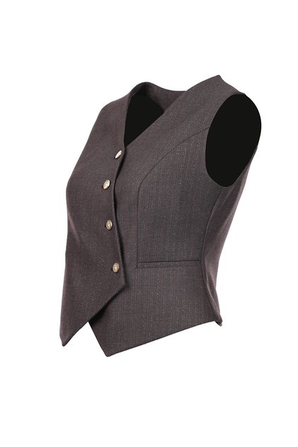 Vestă crop fără mâneci cu decolteu în V minimalist - pentru combinații casual și de afaceri