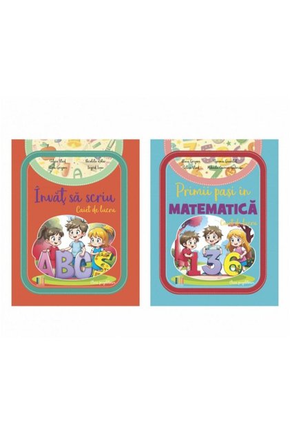 Set 2 carti Caiete de lucru pentru clasa pregatito