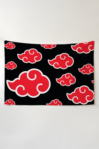 Naruto Horizontal Wall Covering – Anime-Themed Quality Fabric, Room Decor Tapestry Wall Carpet