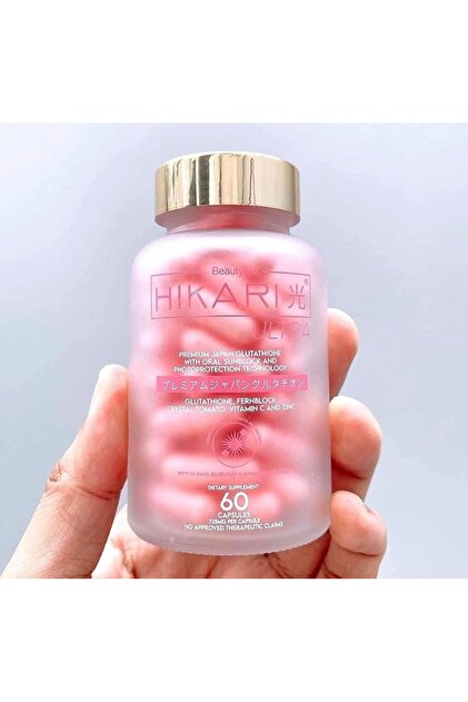 Hikari Beauty & U ORIGINAL ULTRA Glutathione with Oral Sunblock (60  capsules)- Trendyol