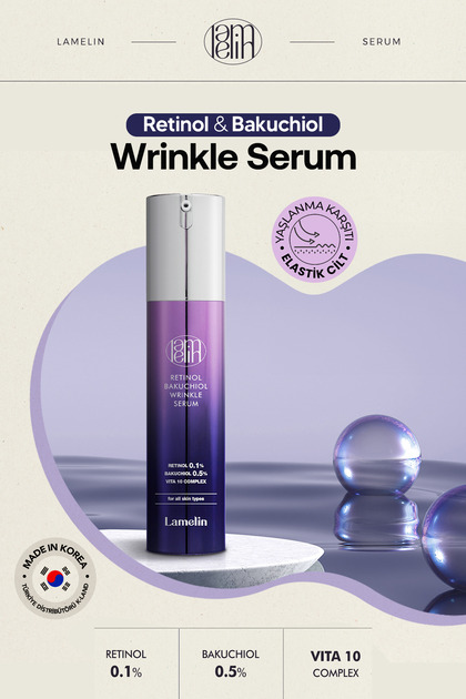 Lamelin Cream & Serum Retinol Bakuchiol Krem ve Serum Bakım Seti