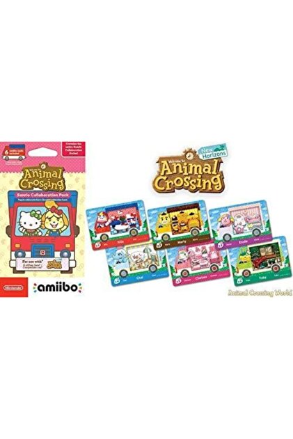 Nintendo Animal Crossing Sanrio Amiibo Kart Set New Horizons