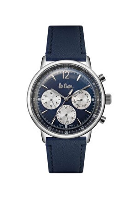 Orologio Analogico Da Uomo Lee Cooper LC07361.351, Quadrante Nero, Cassa In Metallo 45mm, Vetro Minerale, Impermeabile 5 ATM