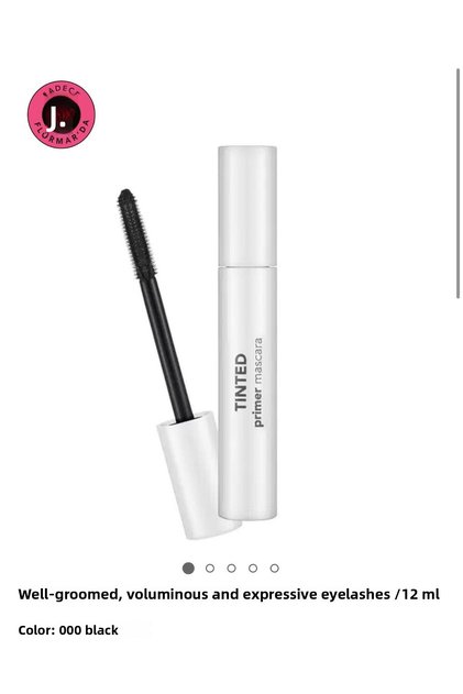 Tinted Primer Eyelash Care Supporting Anthracite Tinted Mascara Base