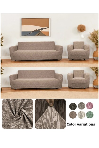 Jacquard 3 3 1 1 Elastic Sofa Cover | Elastic Seat Cover | Seat Cover Set