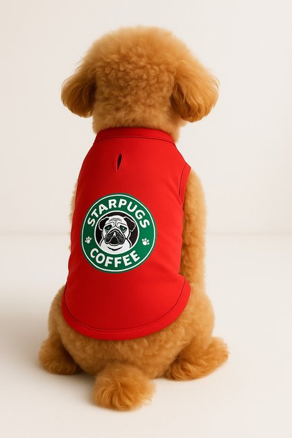 Cat and Dog Outfit & Gown - Red Starpugs Tank Top