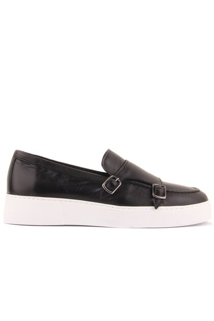 - Black Leather Men's Casual Shoes 101-2301001065