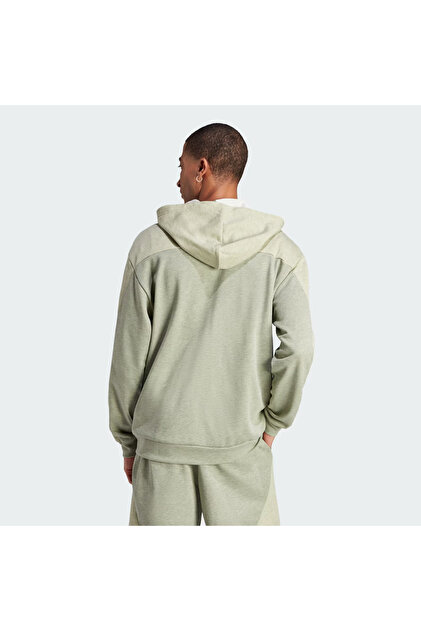 adidas IJ8977 M MEL FZ Erkek Spor Sweatshirt Haki yeşil - Fiyatı
