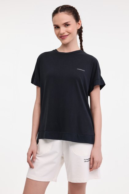 Regina Women's Black T-Shirt