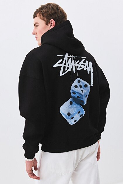 すぅー Textured Zip Hooded Sweater – Black | Tops & Knits | Stüssy Japan