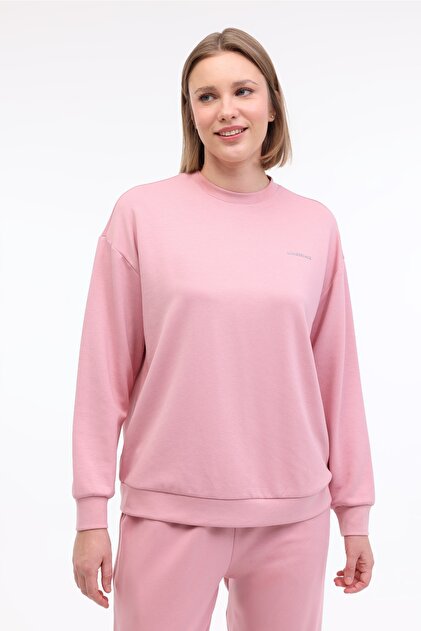 絵画 flk041136 Lumberjack WL GAIL 16BT230 5FX Pembe Kadın Sweatshirt - Fiyatı