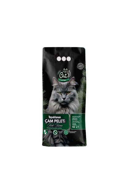 10 Litre Topaklanan Çam Peleti Kedi Kumu ( 1 Adet )