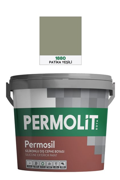 Permosil Silikonlu Dış Cephe Boyası, Uzun Ömürlü Koruma, | 3,5Kg - 10Kg - 20Kg