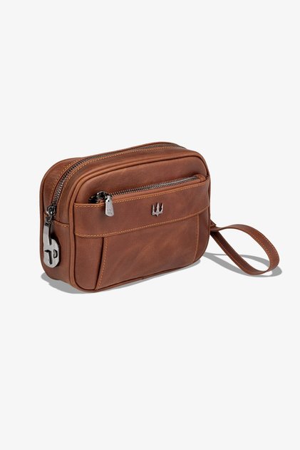 Lock Bag Hakiki Deri Kişiye Özel İsim Baskılı El Çantası