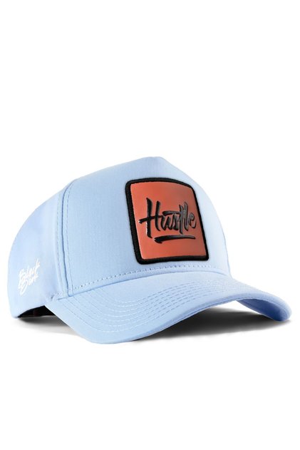 Hustle Logo Ice Blue Baseball Cap