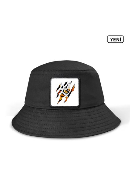 Bucket Tiger - Black Unisex Hat with 1Bs Code Logo (Cap)