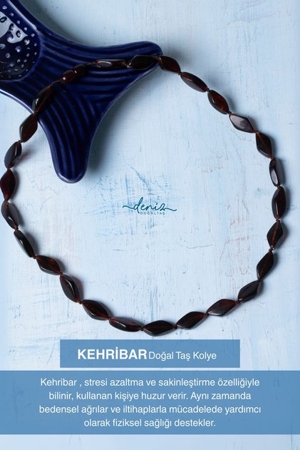Certified Amber Natural Stone Necklace