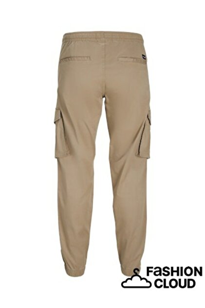 Jack & Jones Erkek Kahve Jpstkane Noah Cuffed Cargo Noos Pantolon