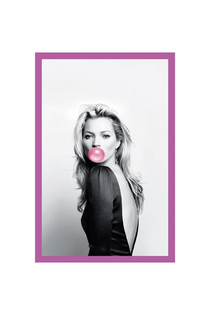 Kate Moss Vintage Black and White Photo – Decorative Gift Note Card and Postcard | 10X15Cm