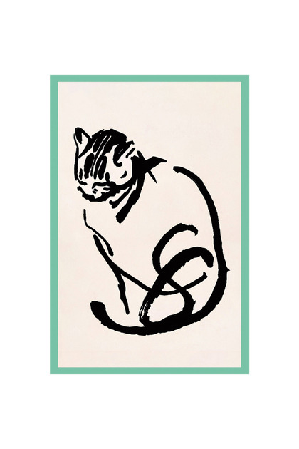 Cute Cat Themed Decorative Design Card – Gift Note Card and Postcard | 10X15Cm
