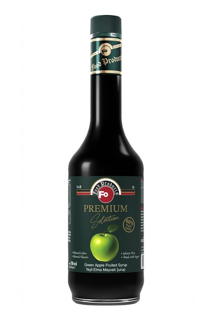 Yeşil Elma Meyveli Şurup – Premium 700 ml